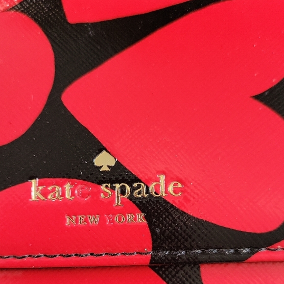 Kate Spade Red and Black Heart Wallet - Picture 4 of 4